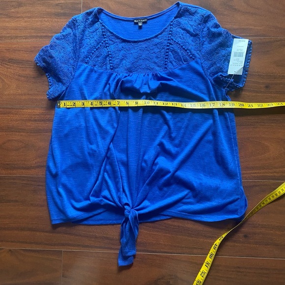 Hannah 💙 blue mesh top - Picture 8 of 8